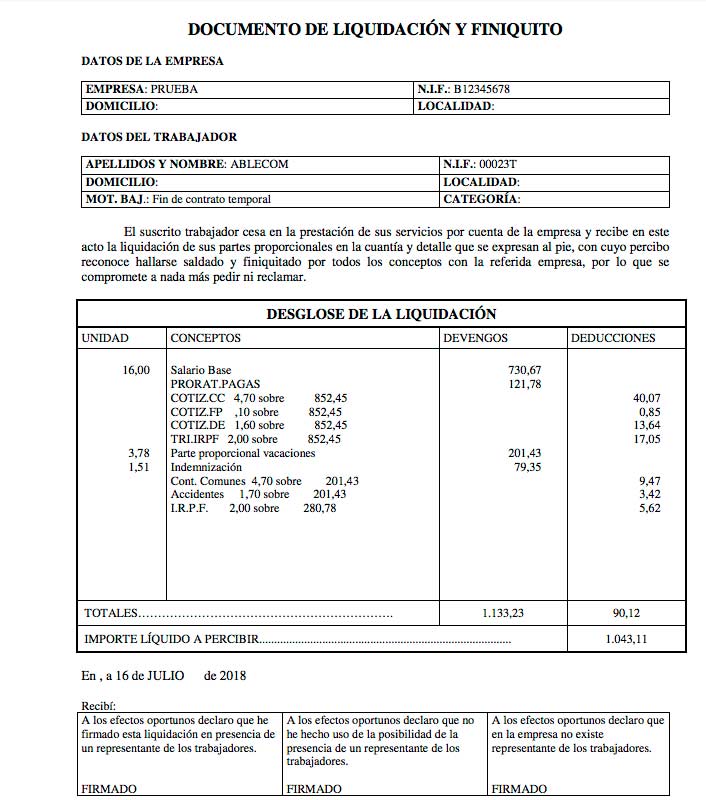 HE FIRMADO EL FINIQUITO. ¿PUEDO RECLAMAR?